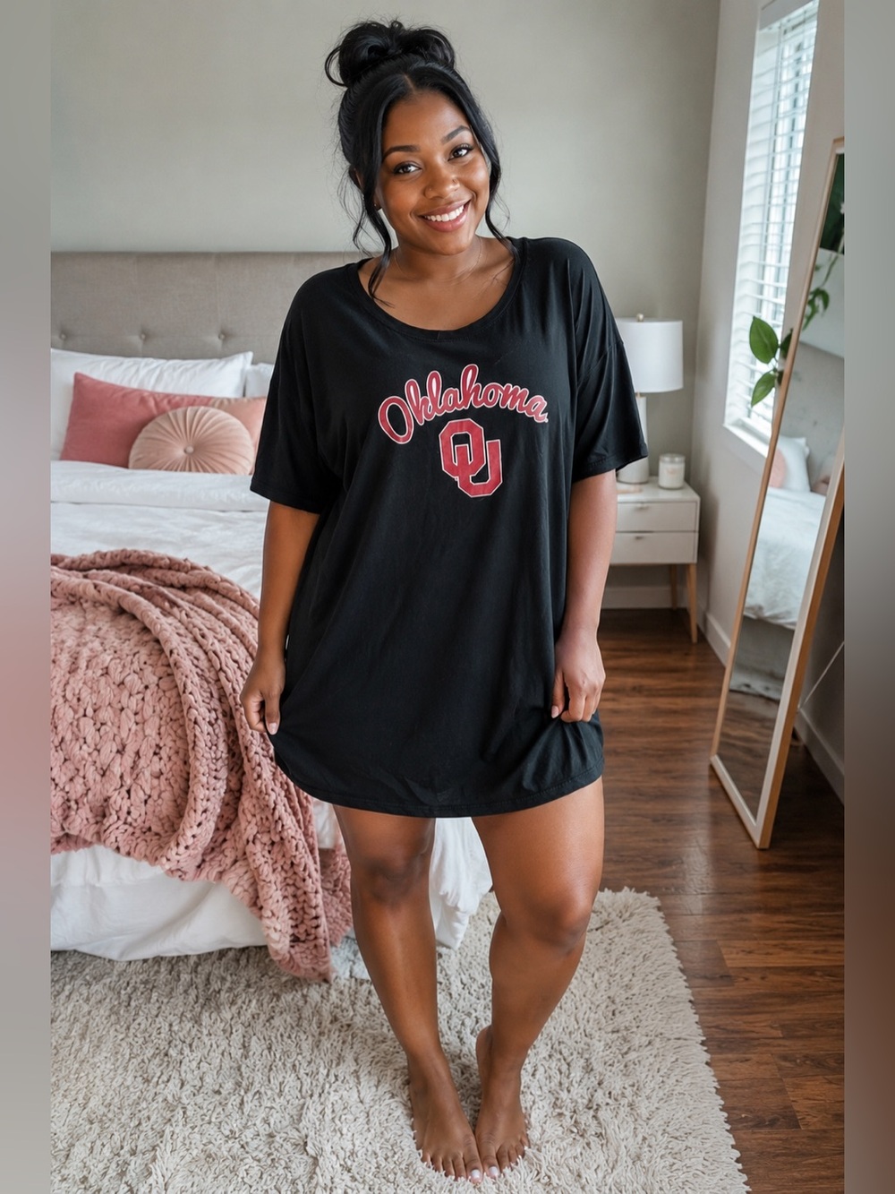 Oklahoma Sooners OU Concepts Sport Sleep Shirt Nightgown XL